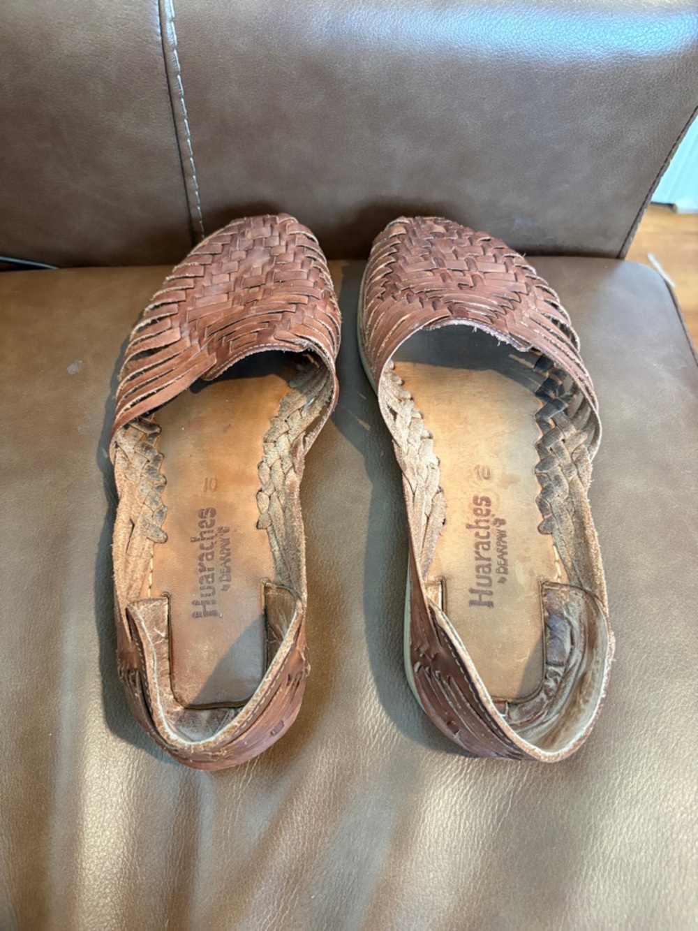 BearPaw Leather Huaraches